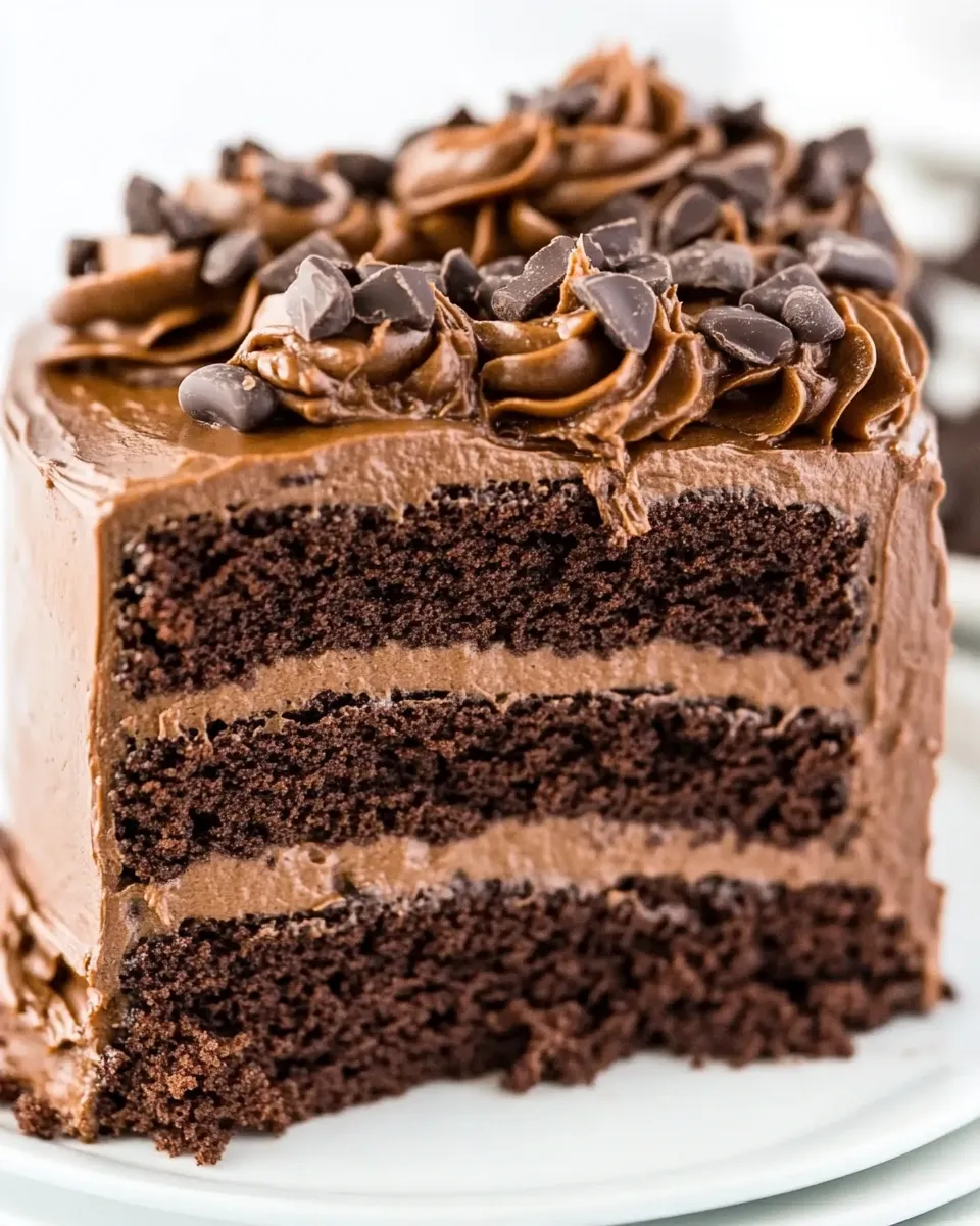 Easy The Best Triple Chocolate Layer Cake recipe photo
