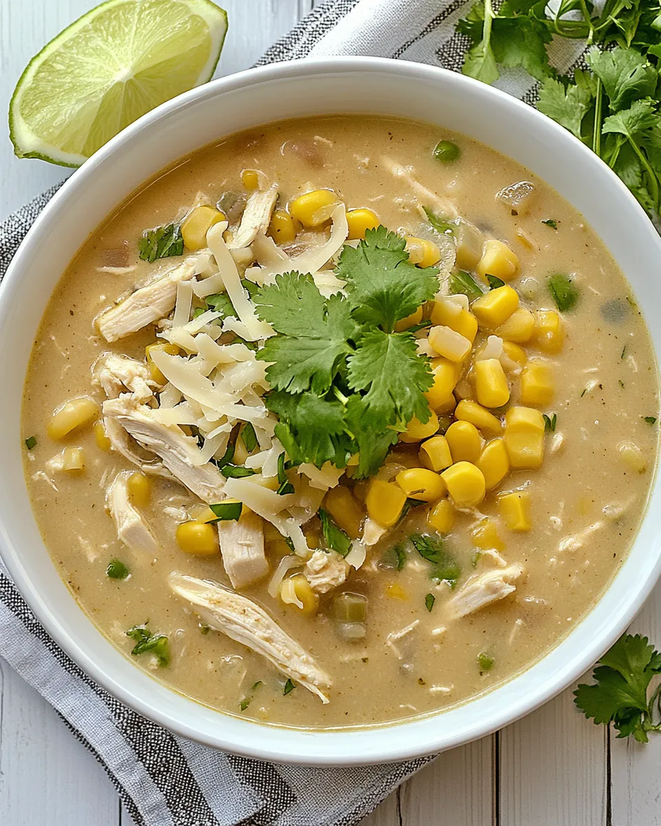 Delicious The Best White Chicken Chili shot