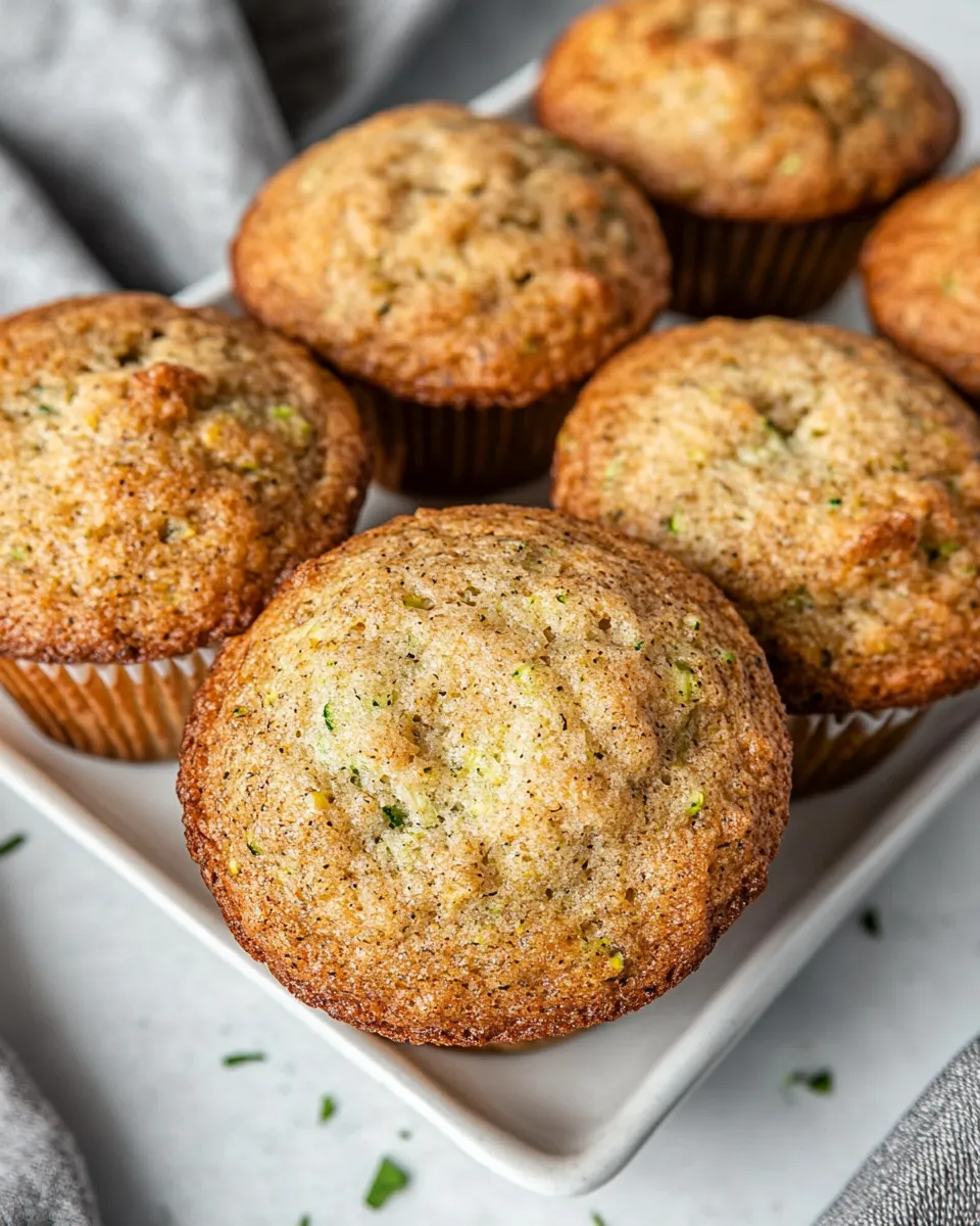 Delicious The Best Zucchini Muffins shot