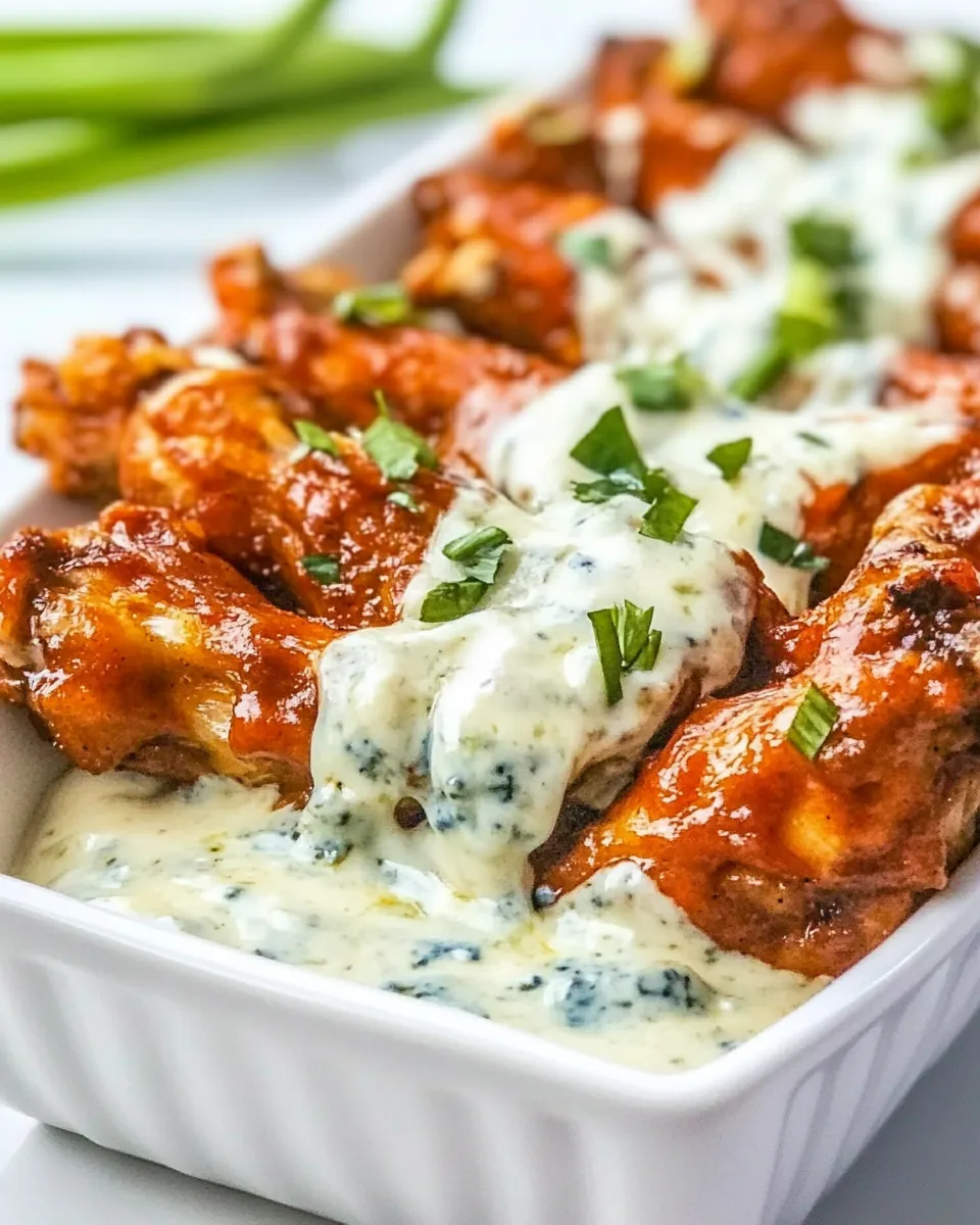Homemade The Ultimate Blue Cheese Buffalo Wings photo