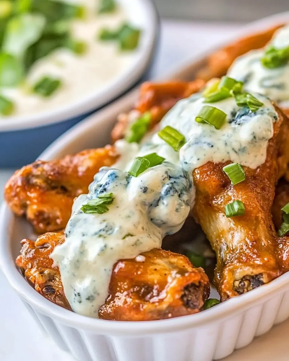 Delicious The Ultimate Blue Cheese Buffalo Wings dish photo