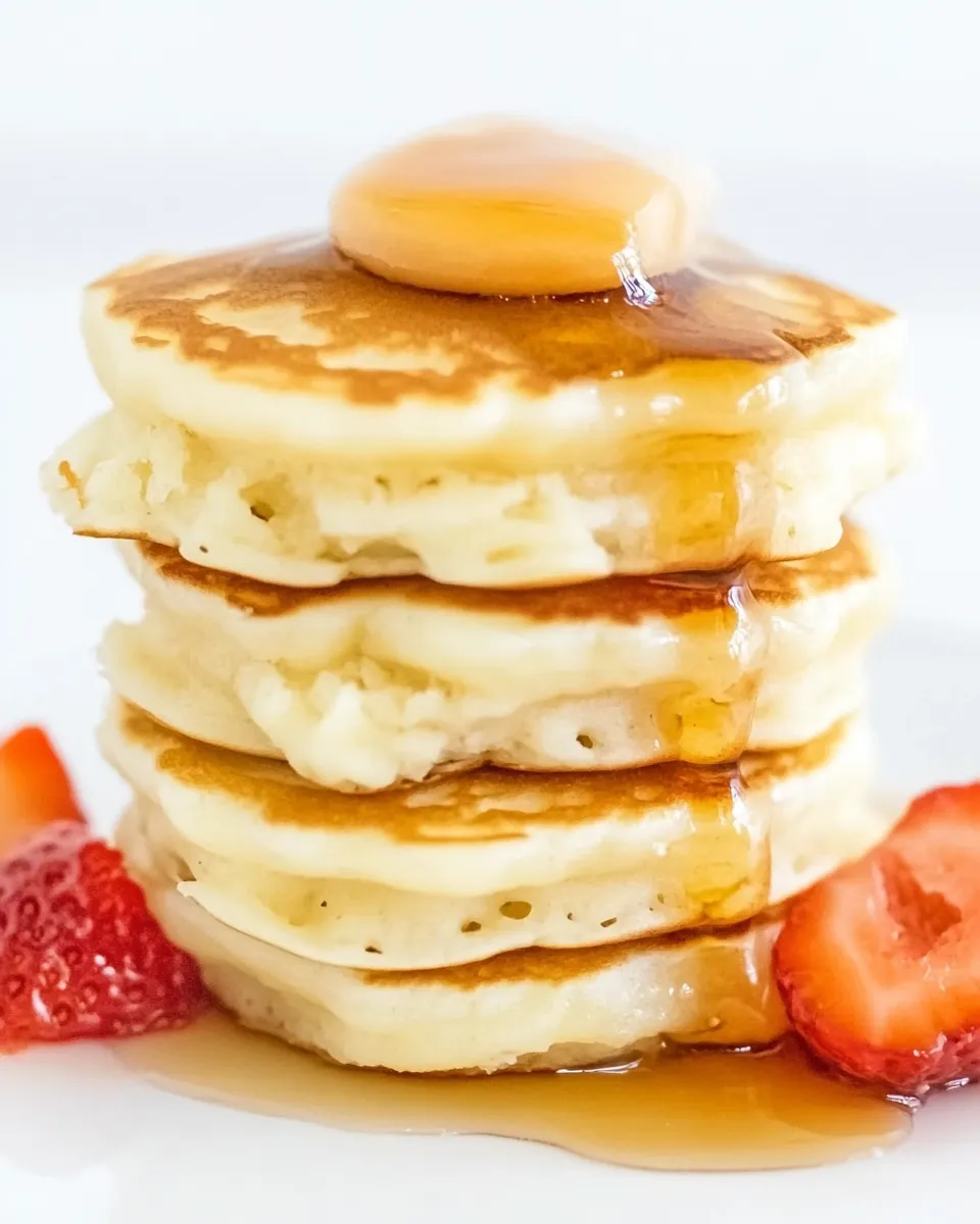 Homemade Thick and Fluffy Mini Buttermilk Pancakes photo