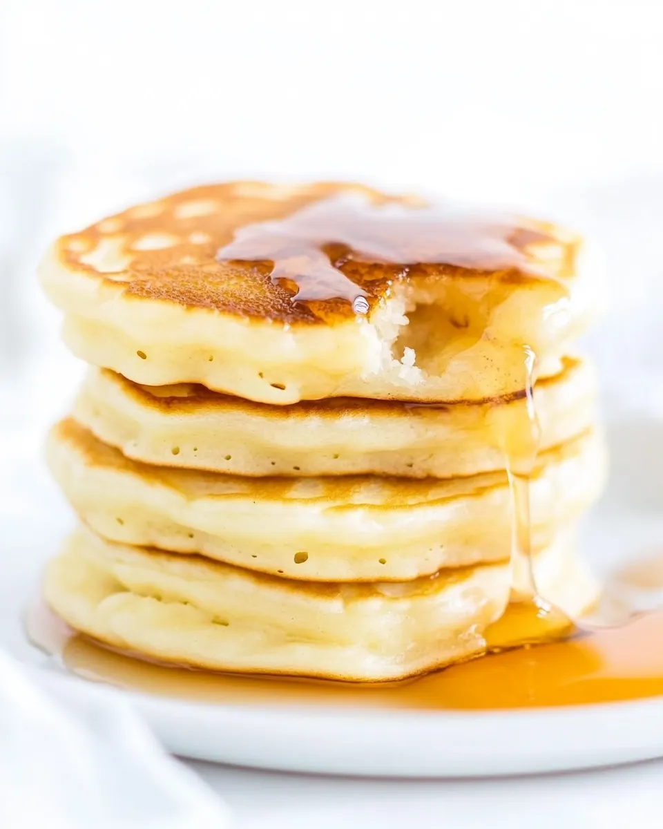 Easy Thick and Fluffy Mini Buttermilk Pancakes recipe photo