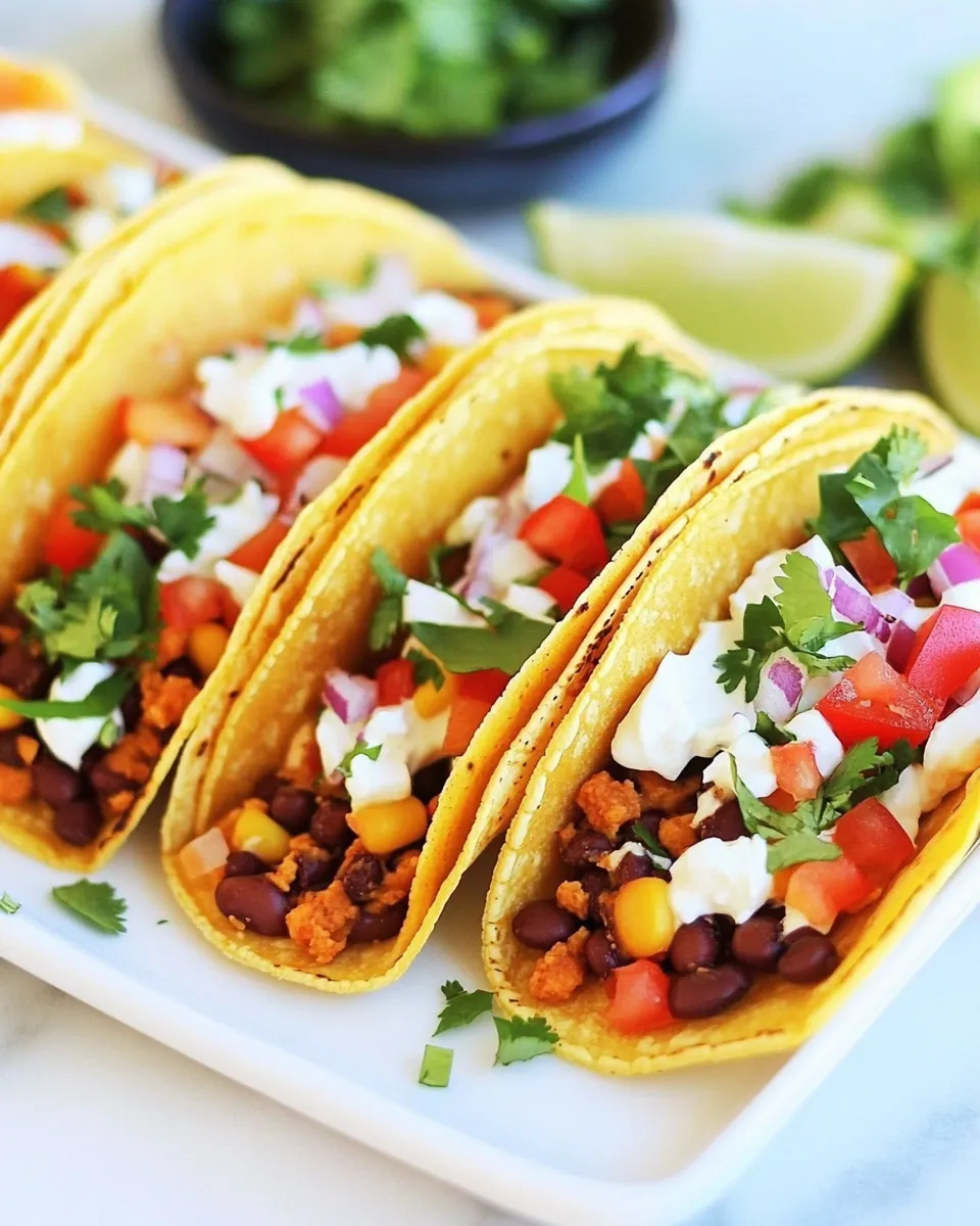 Classic Three Bean Tacos image