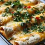Homemade Three Cheese Chicken Enchiladas recipe photo