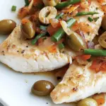 Easy Tilapia with Quick Olive Topping Recipe photo