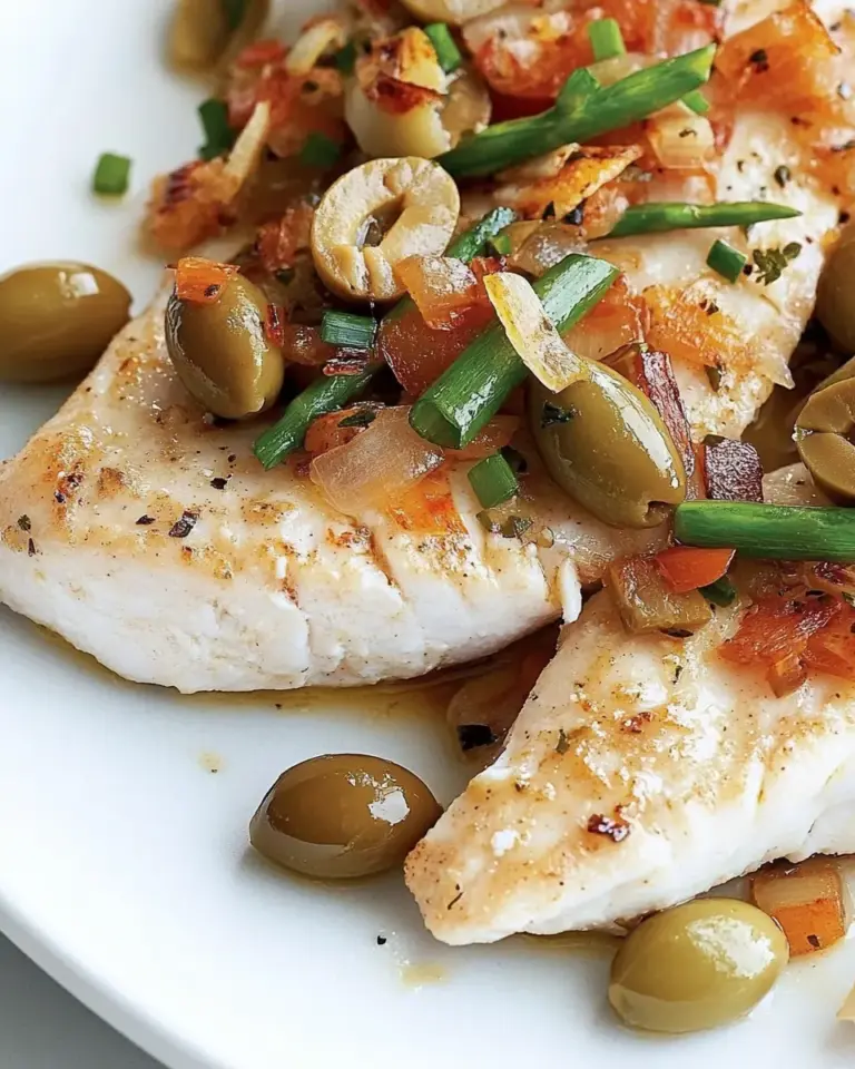 Easy Tilapia with Quick Olive Topping Recipe photo