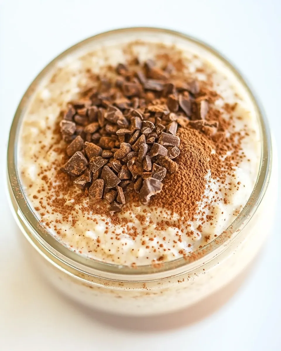 Classic Tiramisu Overnight Oats recipe image