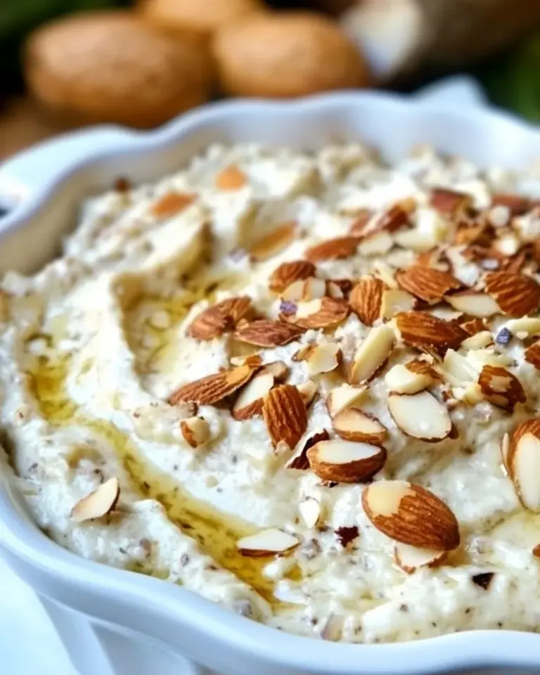 Classic Toasted Almond Parmesan Dip. photo