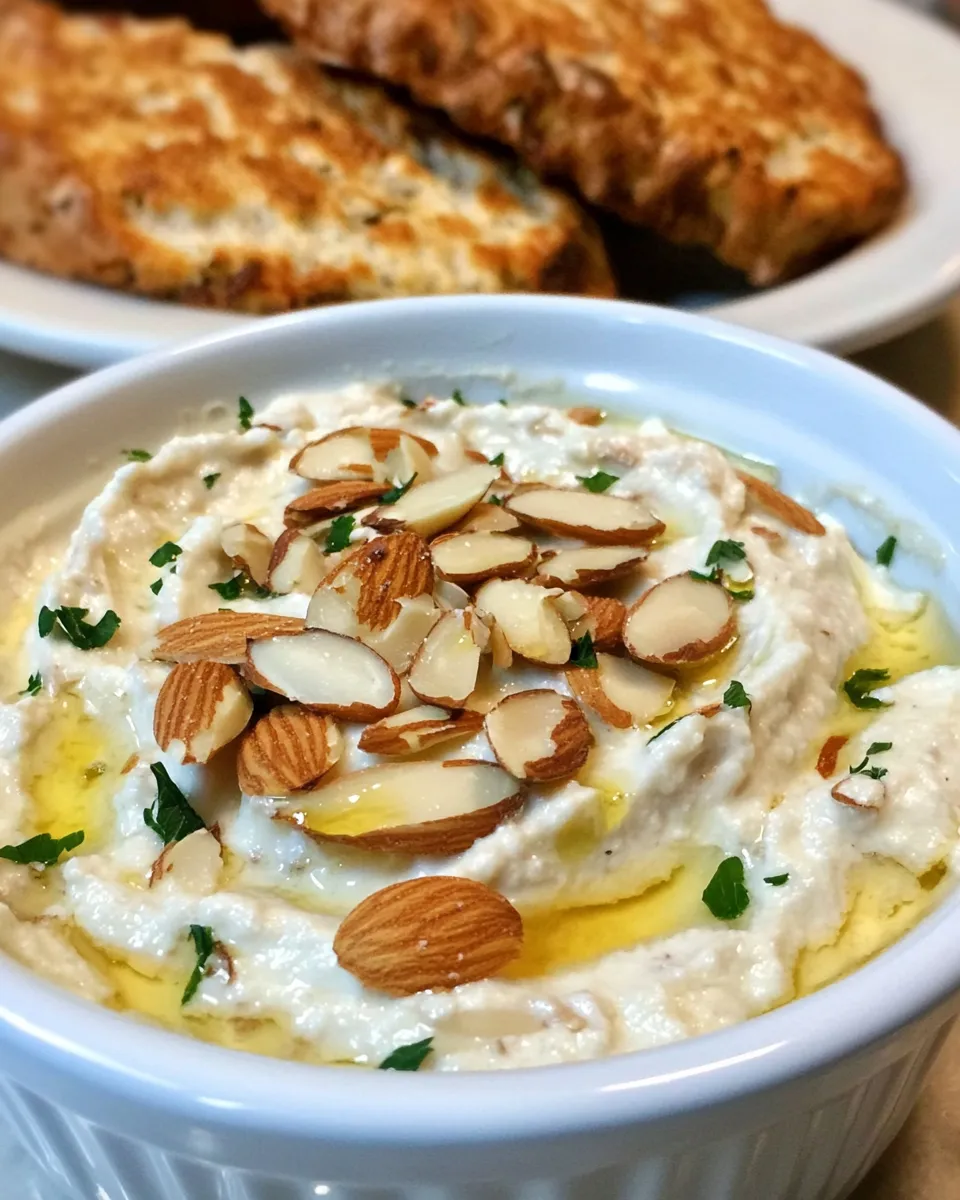 Quick Toasted Almond Parmesan Dip. picture