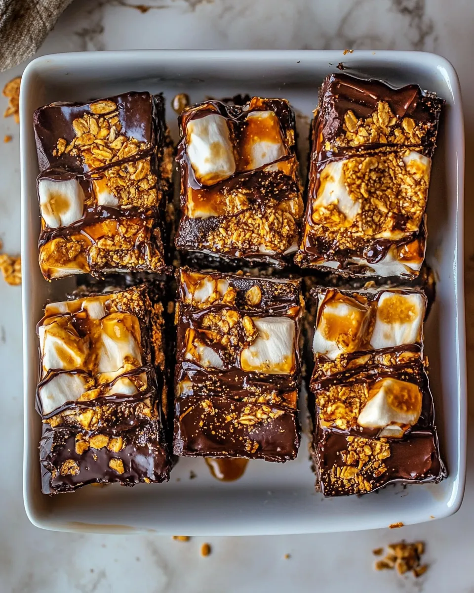 Homemade Toasted Marshmallow K-Bars. image