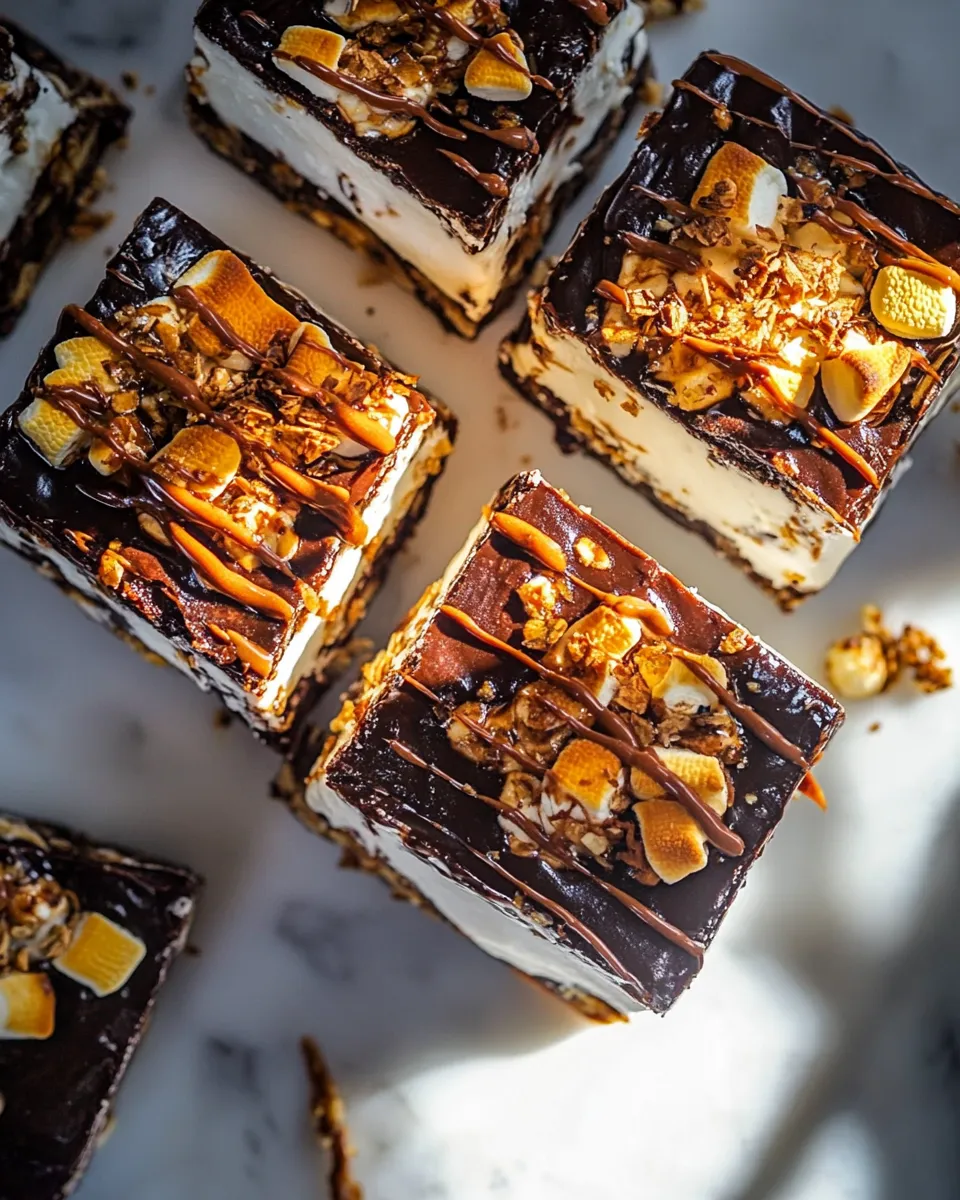 Simple Toasted Marshmallow K-Bars. shot