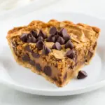 Homemade Toffee Chocolate Chip Cookie Pie photo