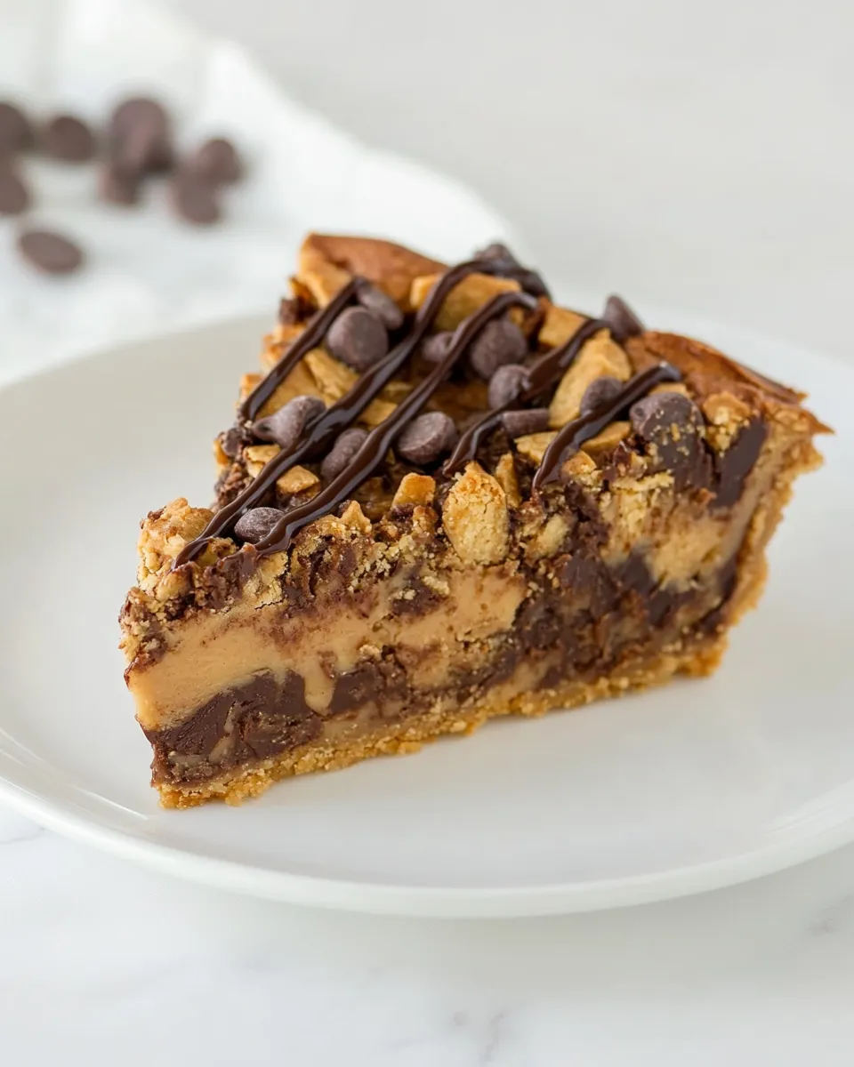 Classic Toffee Chocolate Chip Cookie Pie image