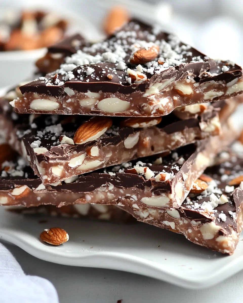 Homemade Toffee with Chocolate, Almonds and Pecans photo