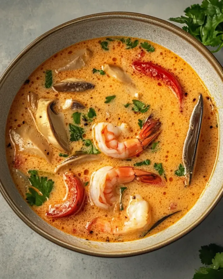 Easy Tom Yum Kha Soup with Shrimp (Easy Thai Coconut Soup) photo