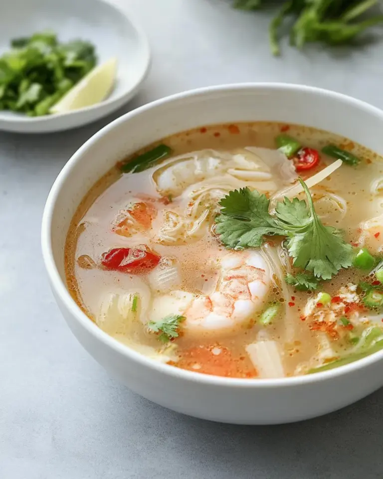 Homemade Tom Yum Soup photo