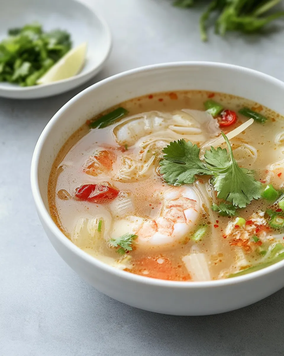 Homemade Tom Yum Soup photo