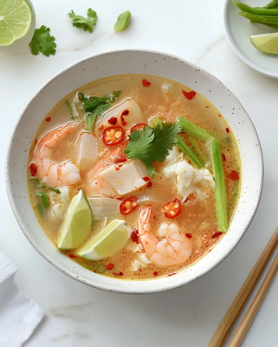 Easy Tom Yum Soup recipe photo
