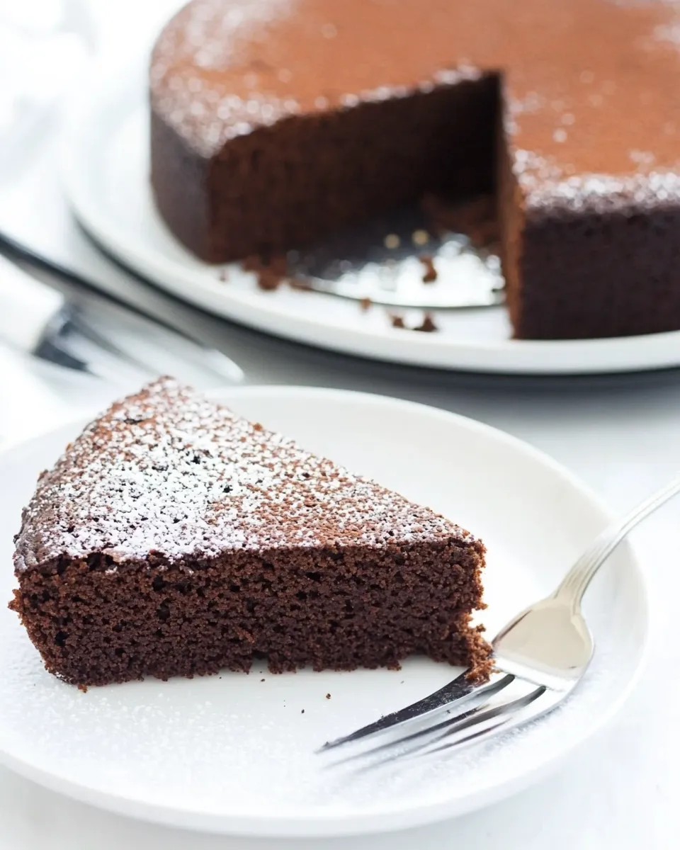 Classic Torta Caprese Recipe (Chocolate Almond Flourless Cake) image