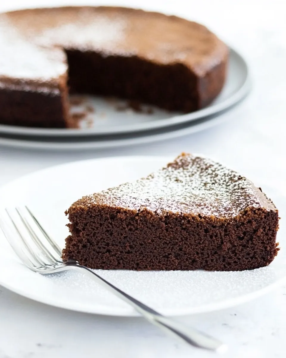 Delicious Torta Caprese Recipe (Chocolate Almond Flourless Cake) recipe image