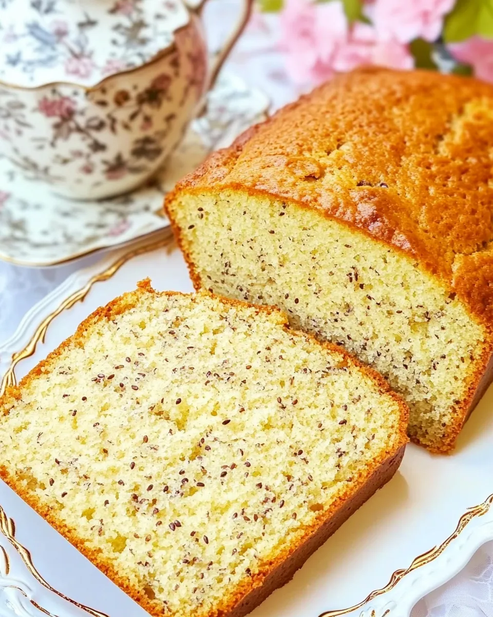 Homemade Traditional British Seed Cake photo