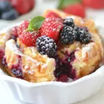 Homemade Triple Berry French Toast Casserole photo