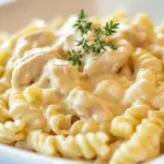 Homemade Triple Cheddar Chicken Pasta photo