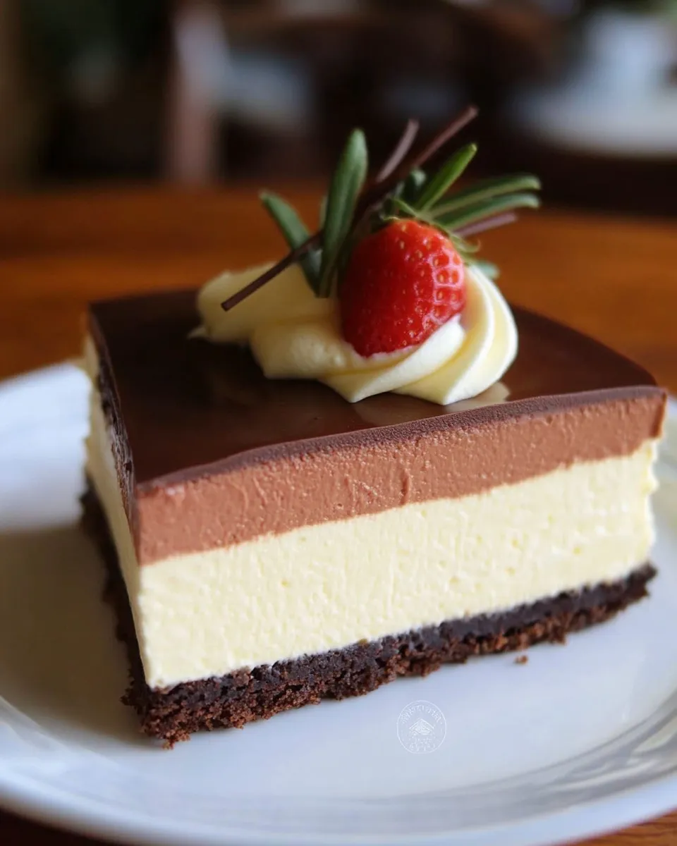 Easy Triple Layer Cheesecake recipe photo