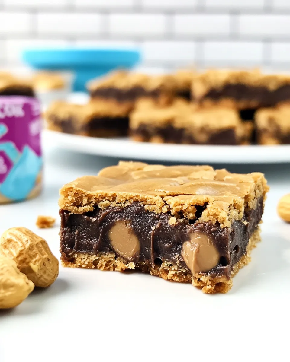 Classic Triple Threat Peanut Butter Cookie Bars image