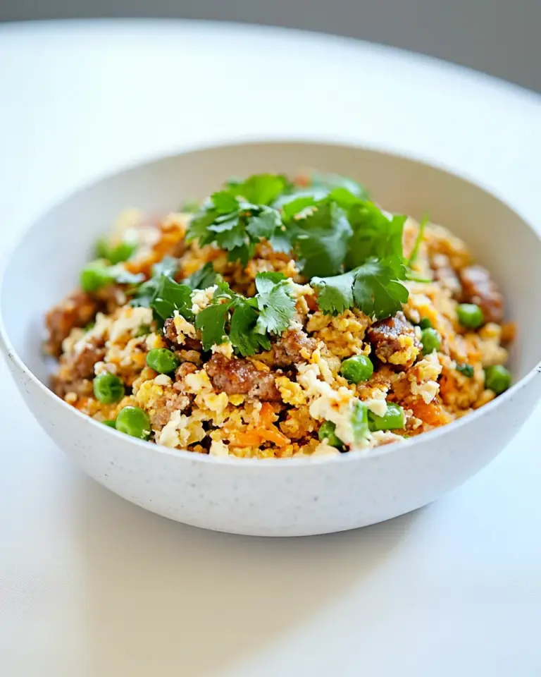 Homemade Turkey Sausage Egg Roll Bowl photo