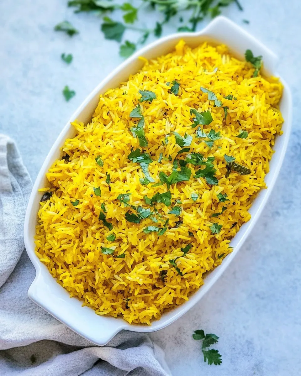 Classic Turmeric Rice Recipe image