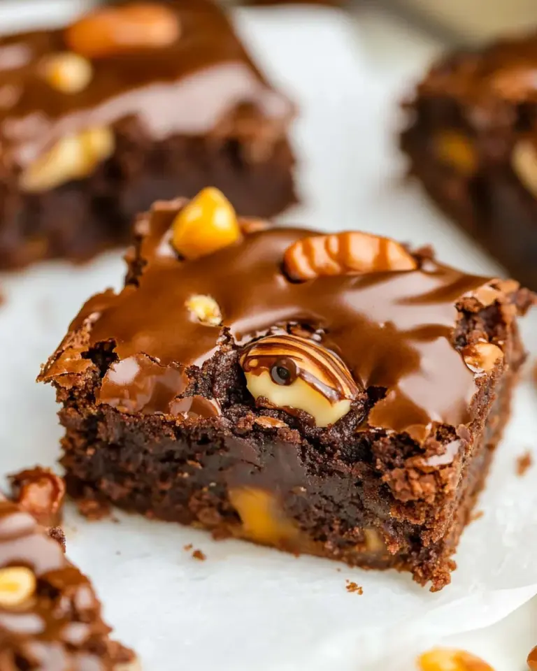 Homemade Turtle Brownies photo