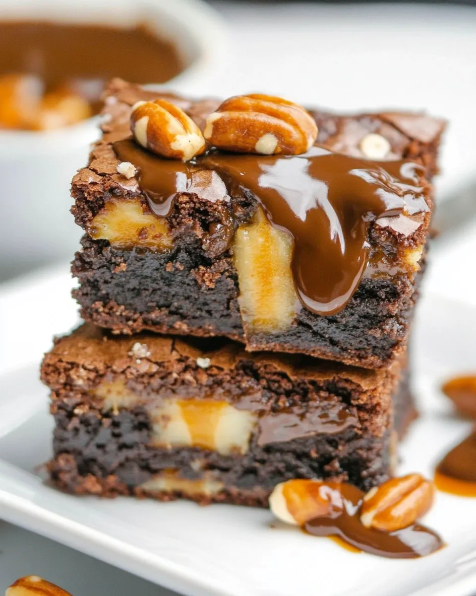 Classic Turtle Brownies image