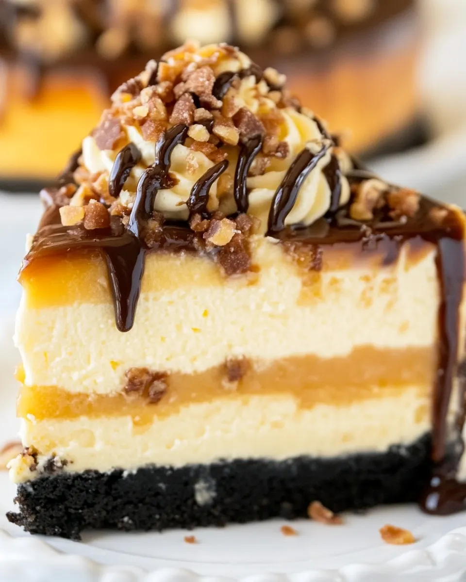 Classic Turtle Cheesecake image