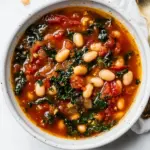 Savory Tuscan Tomato Bean Soup with Kale. image