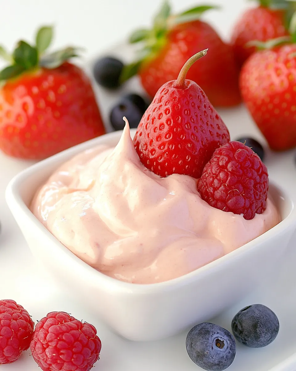 Easy Two Ingredient Fruit Dip (A 60 Second Recipe) photo