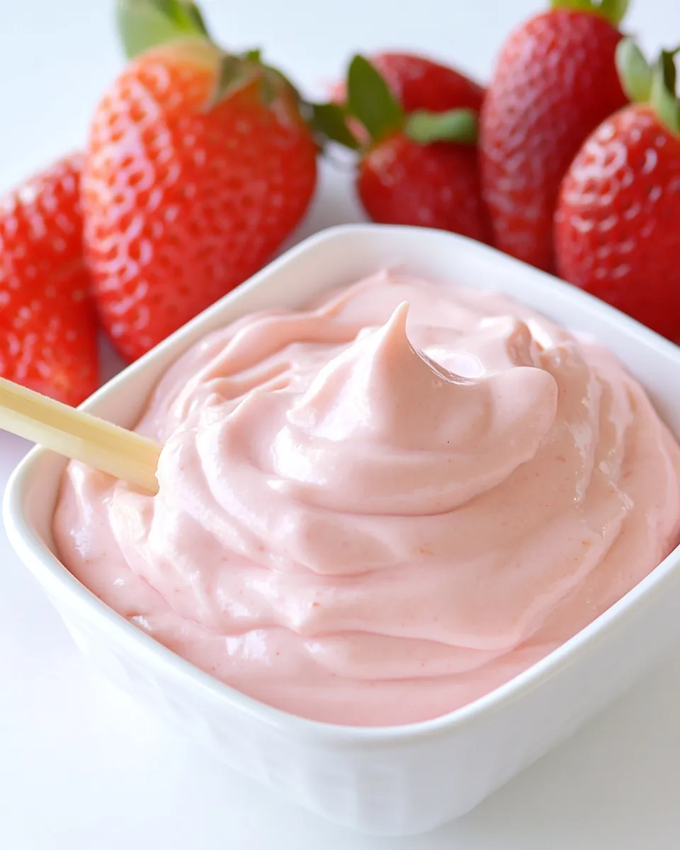 Quick Two Ingredient Fruit Dip (A 60 Second Recipe) recipe photo