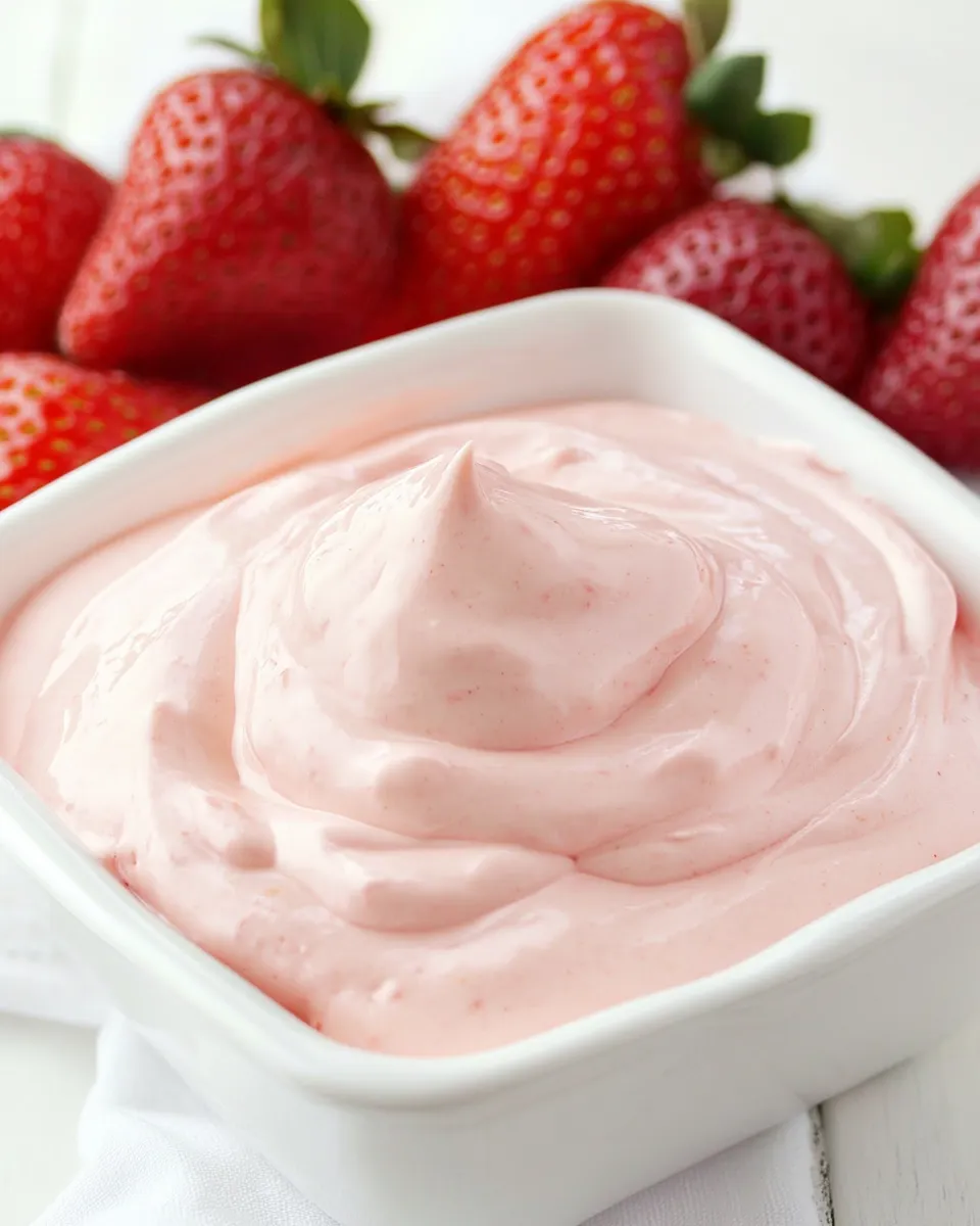 Classic Two Ingredient Fruit Dip (A 60 Second Recipe) dish photo