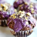 Savory Ube Muffins Naturally Purple! recipe photo