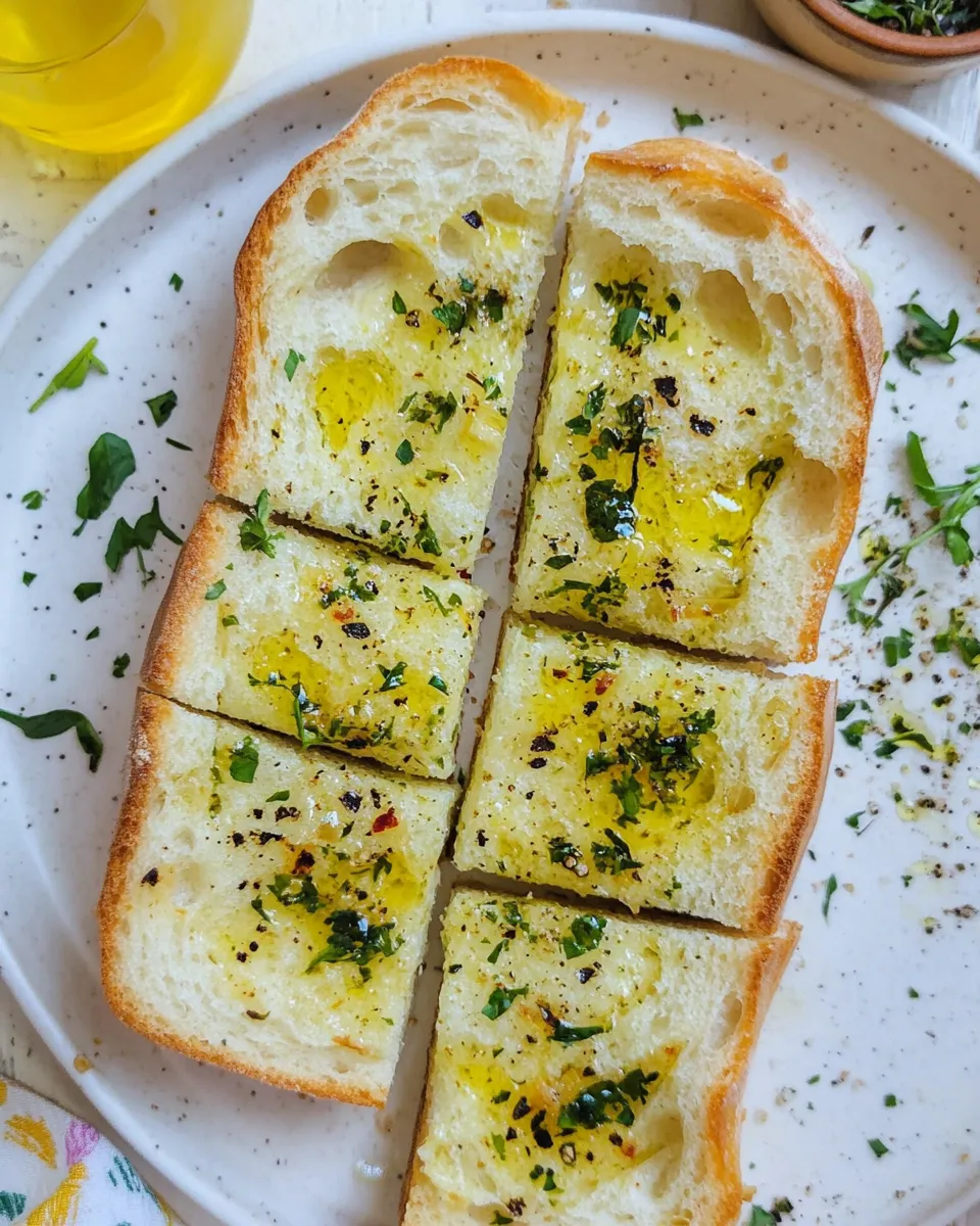 Delicious Ultimate Garlic Bread shot