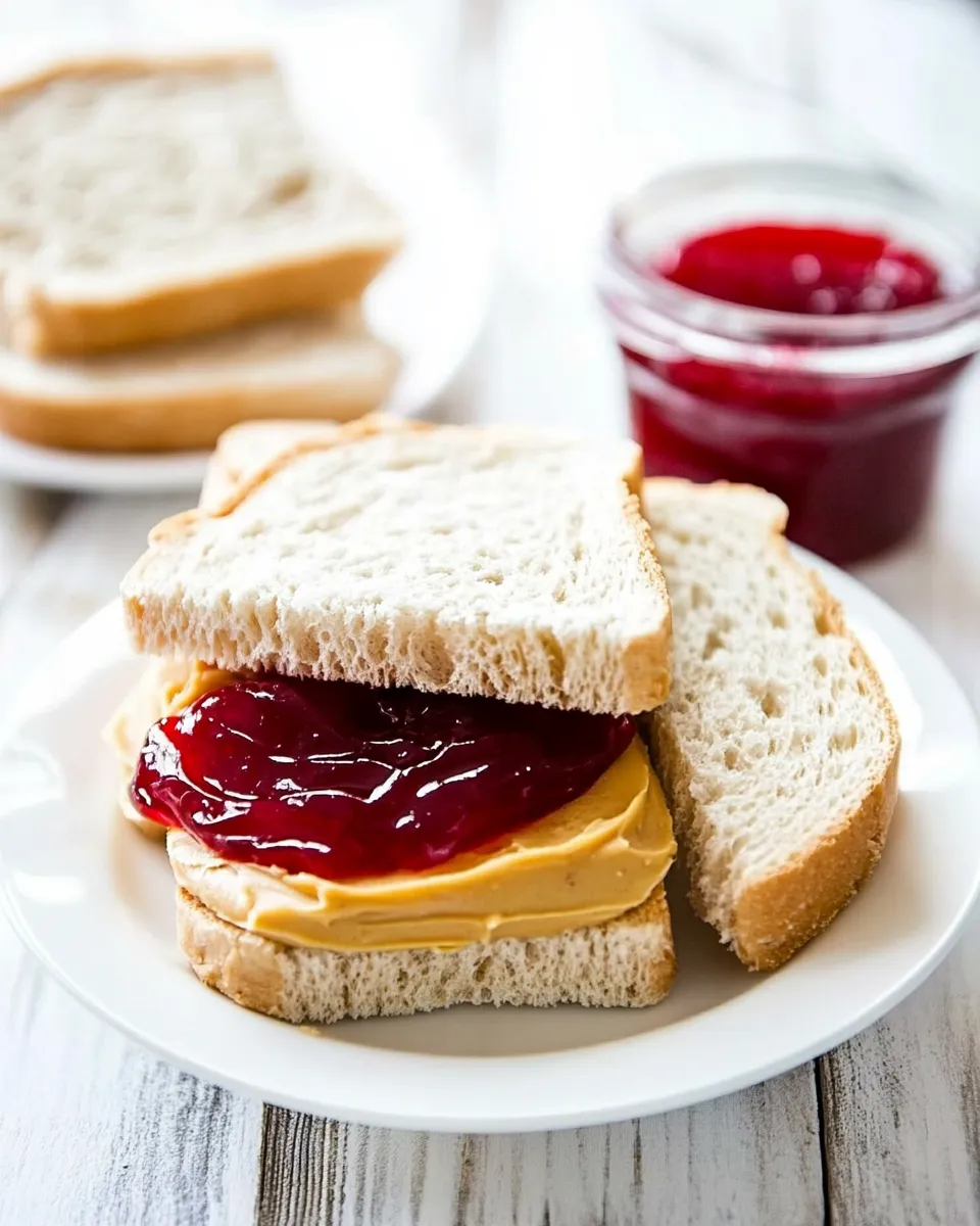 Classic Ultimate Scratch-Made Peanut Butter and Jelly Sandwiches image