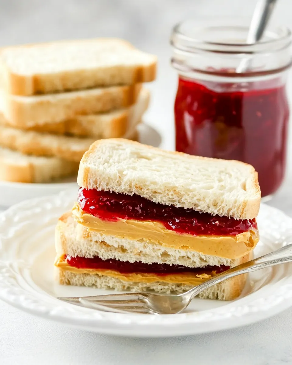 Easy Ultimate Scratch-Made Peanut Butter and Jelly Sandwiches recipe photo