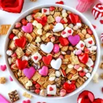 Homemade Valentines Day Snack Mix photo