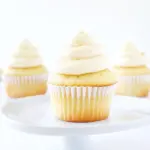 Homemade Vanilla Almond Cupcakes photo