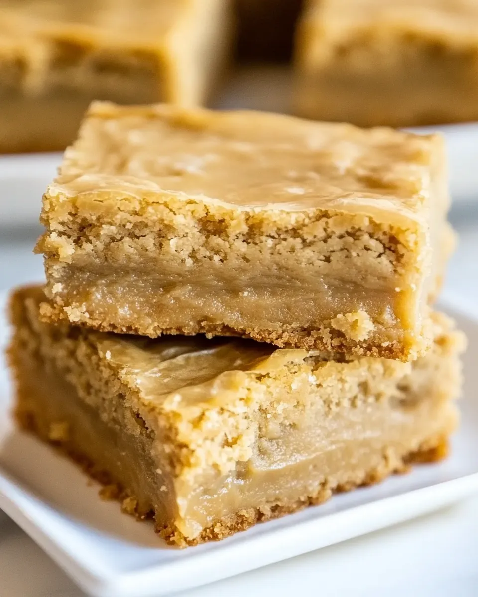 Delicious Vanilla Bean Caramel Blondies image