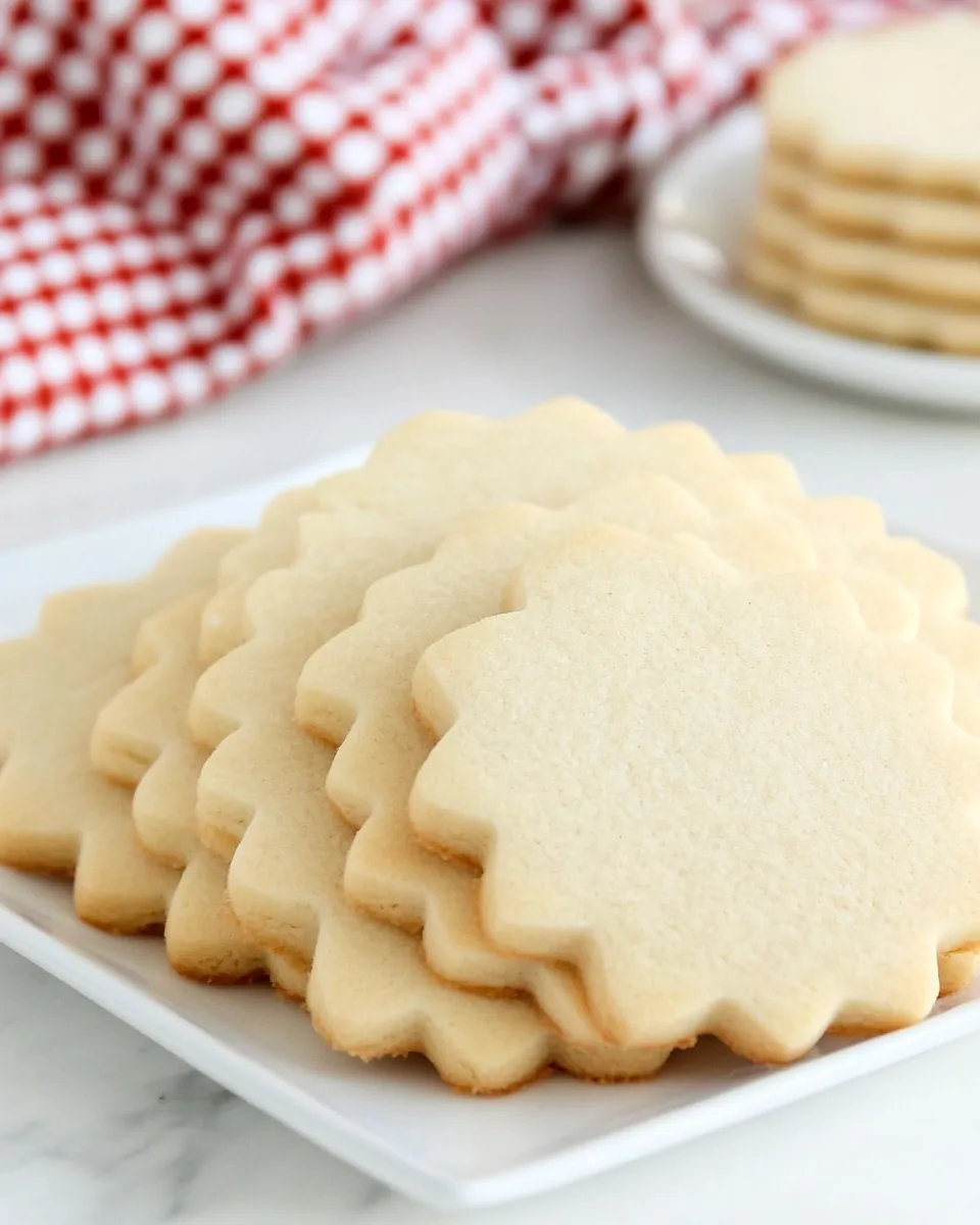 Homemade Vanilla Cut Out Cookies photo