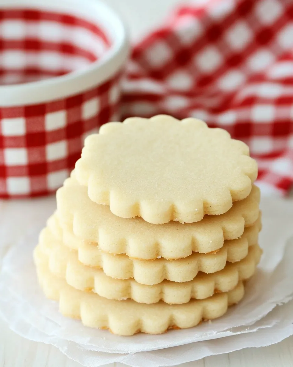 Delicious Vanilla Cut Out Cookies shot