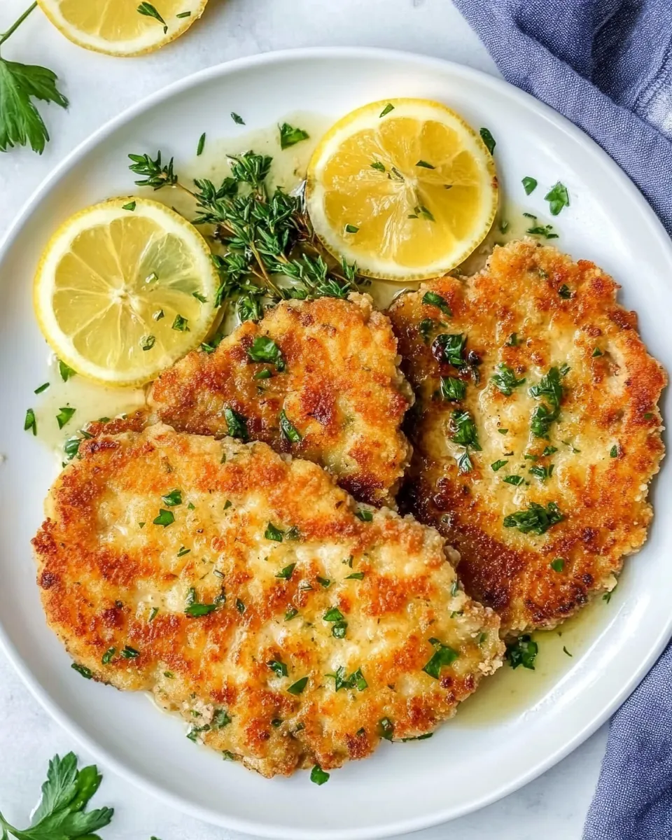 Easy Veal Cutlets food shot