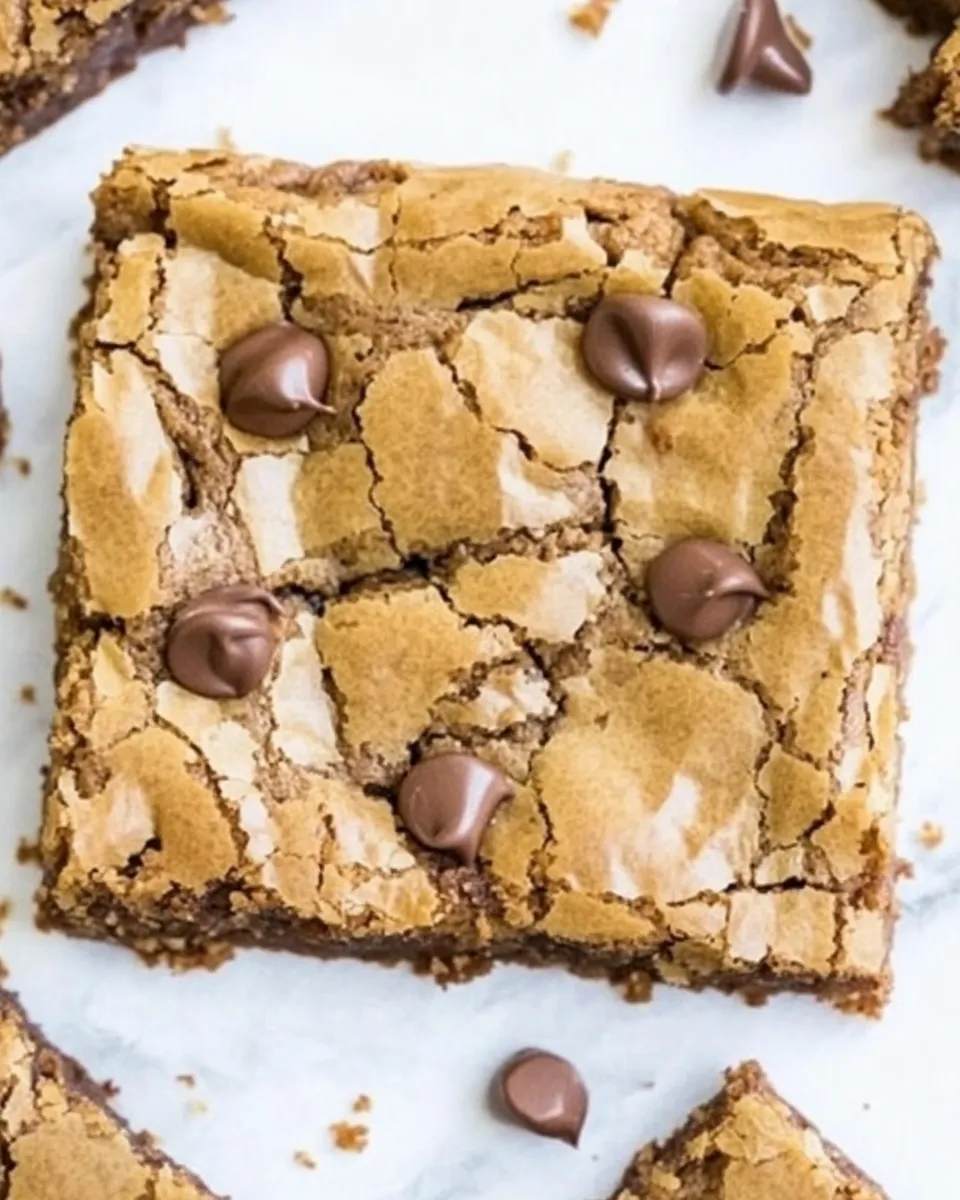 Easy Vegan Blondies recipe photo
